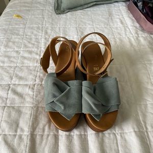 Seychelles Platform wedges in blue size 40